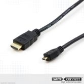 Câble micro HDMI vers HDMI, 1m, m/m
