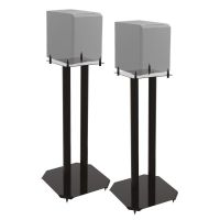 Speaker vloerstandaard Solid 60cm zwart, 2 stuks