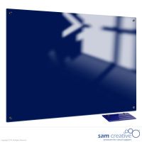 Tableau verre Solid bleu marine 90x120 cm