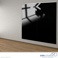 Panneau en verre Noir 100x200 cm