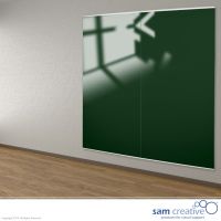 Panneau en verre Vert Forêt 100x200 cm