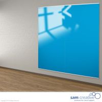 Panneau en verre Blue Glacé 120x240 cm