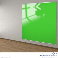 Panneau en verre Vert Lime 120x240 cm