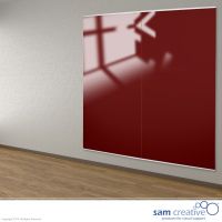 Panneau en verre Rouge Rubis 100x200 cm
