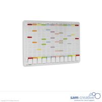 Planning annuel 13 colonnes 32 fentes 60x85 cm