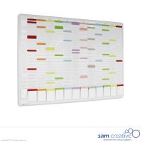 Planning annuel 13 colonnes 32 fentes 90x124 cm
