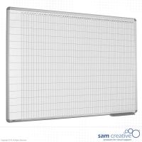 Tableau blanc de planification 12 mois 60x120 cm