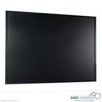 Tableau à craie cadre bois noir, 120x200 cm