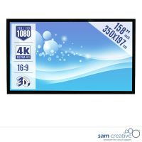 Ecran projection cinéma 4K UHD 16:9 158" 350x197cm