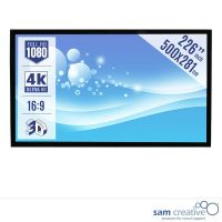 Ecran projection cinéma 4K UHD 16:9 226" 500x281cm