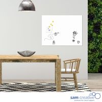 Tableau blanc flexible magnétique 90x120 cm