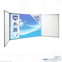 Tableau blanc Projection triptyque 120x192 cm