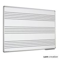 Tableau blanc pour partitions musique 45x60 cm