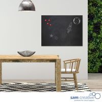 Tableau à craie noir flexible magnétique 90x150 cm
