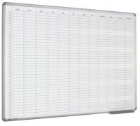 Tableau blanc annuel vertical en jours 100x150 cm