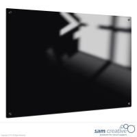Tableau verre Solid noir magnétique 100x200 cm