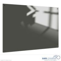 Tableau verre Solid gris magnétique 90x120 cm