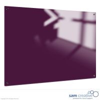 Tableau verre Solid violet parfait 90x120 cm
