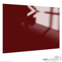 Tableau verre Solid rouge rubis 45x60 cm
