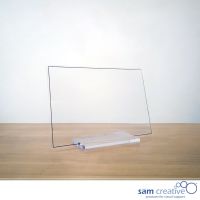 Tableau de bureau transparent 45x60 cm